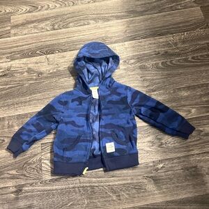 Blue camouflage jacket